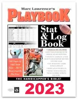 2023 Playbook Football Pick 3 Special Black Book, Stat Log Book & Magazine - SureShot Books Publishing LLC