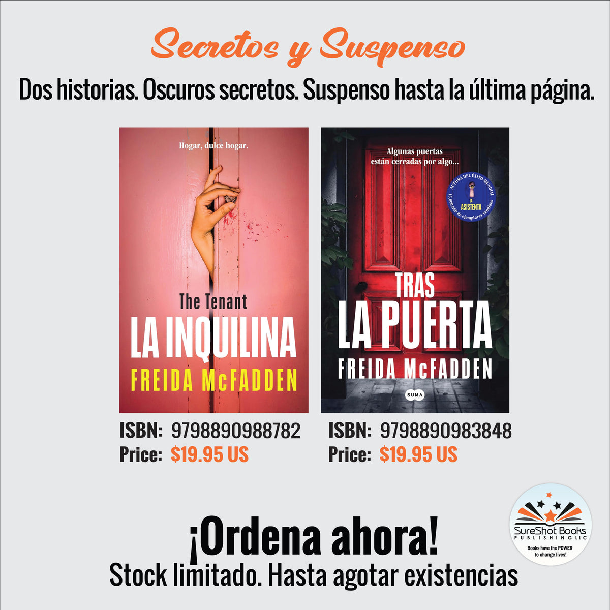 Secretos y Suspenso – La Inquilina & Tras la Puerta por Freida McFadden