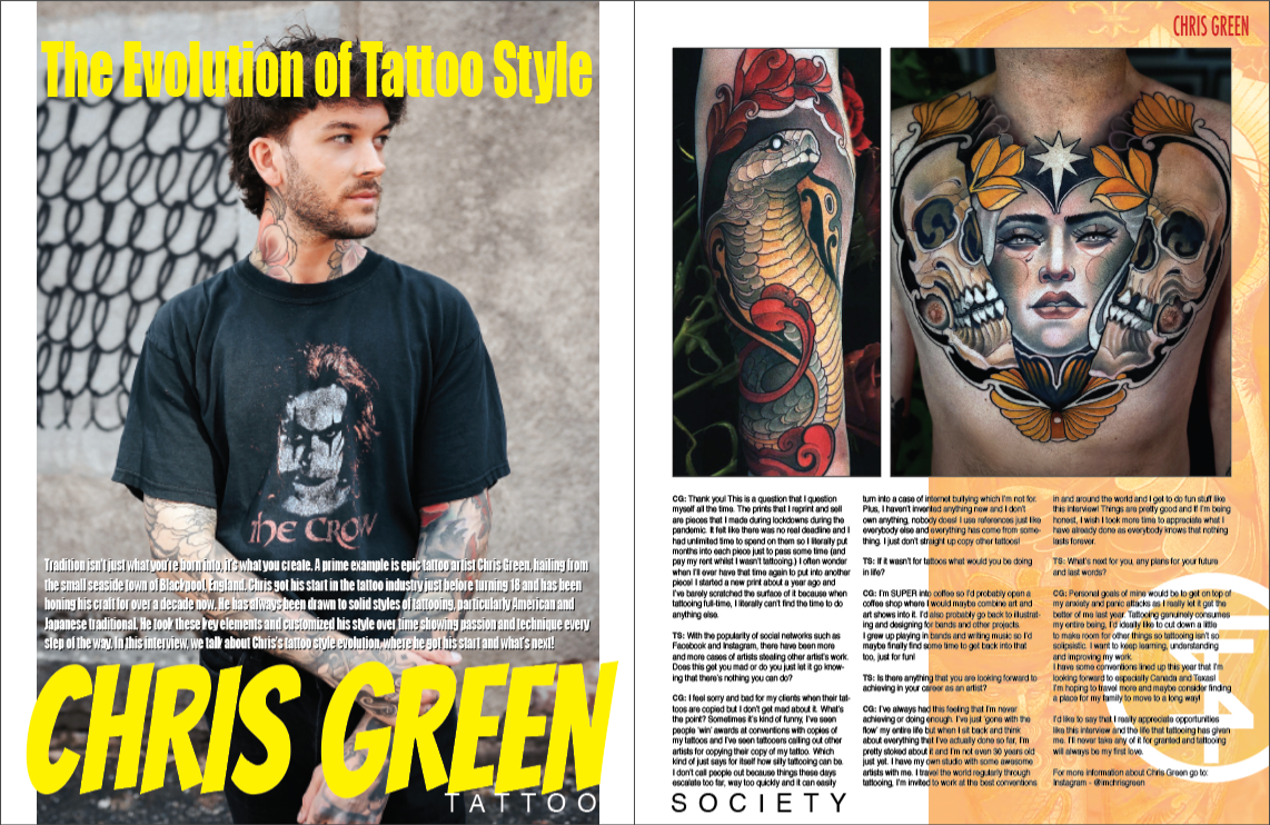Tattoo Society Issue 82 - Current Issue - SureShot Books Publishing LLC