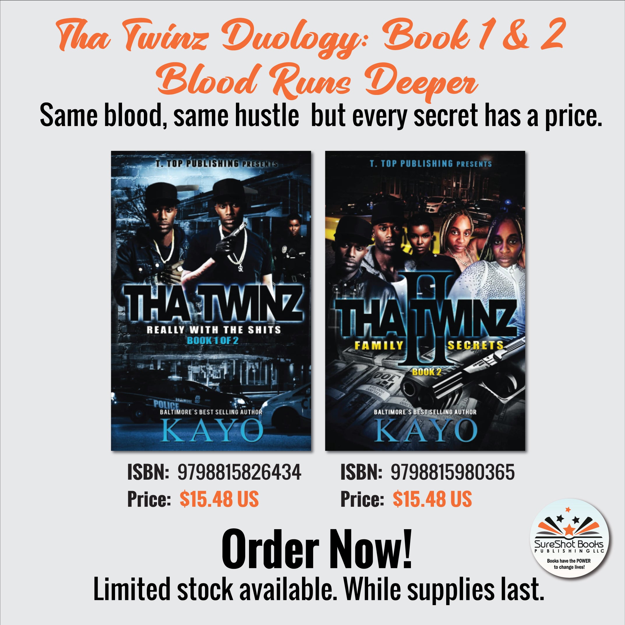 Tha Twinz Duology: Book 1 & 2 - Blood Runs Deeper - Same blood, same hustle-but every secret has a price
