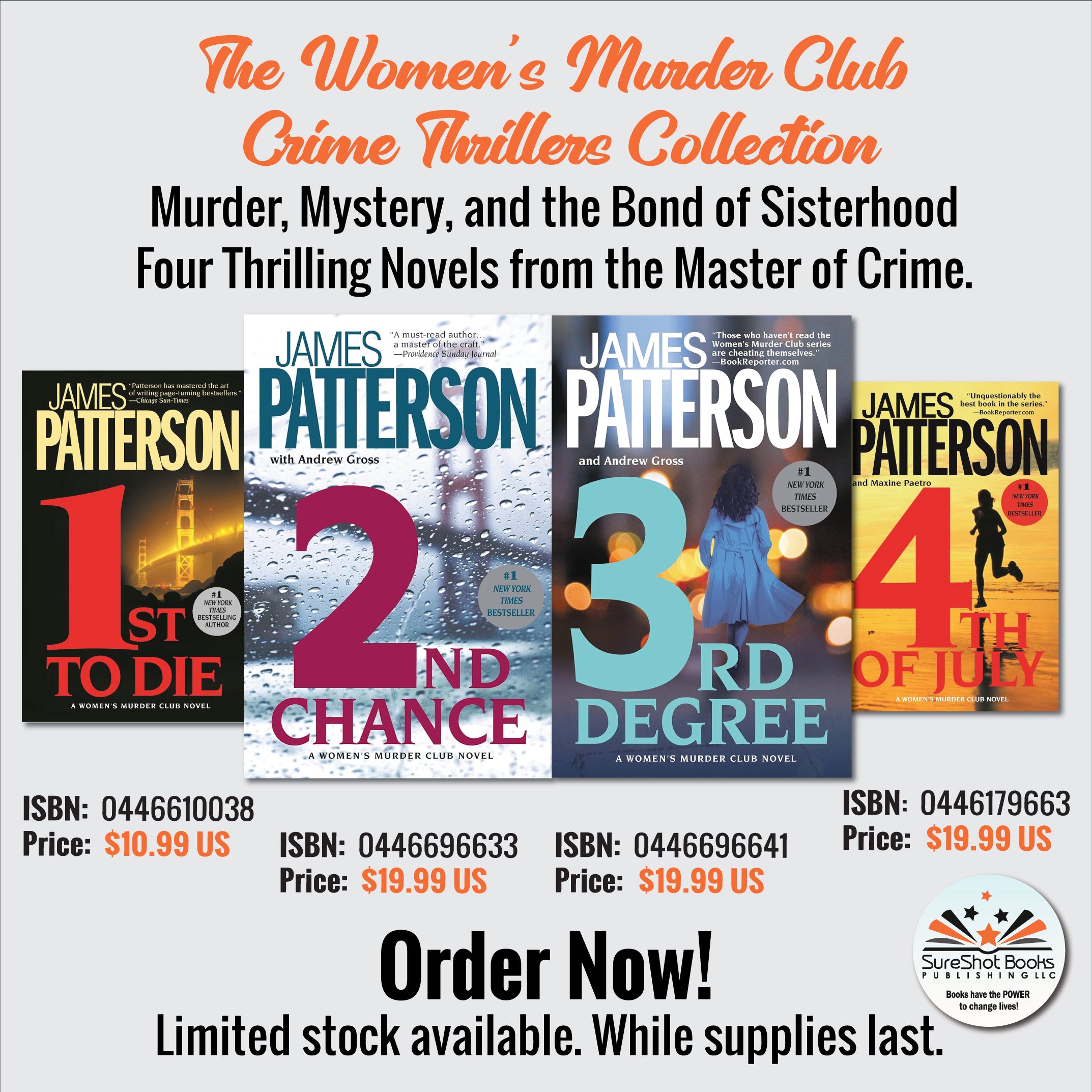 The Women's Murder Club Crime Thrillers Collection - Murder, Mystery, and the Bond of Sisterhood Four Thrilling Novels from the Master of Crime - SureShot Books Publishing LLC