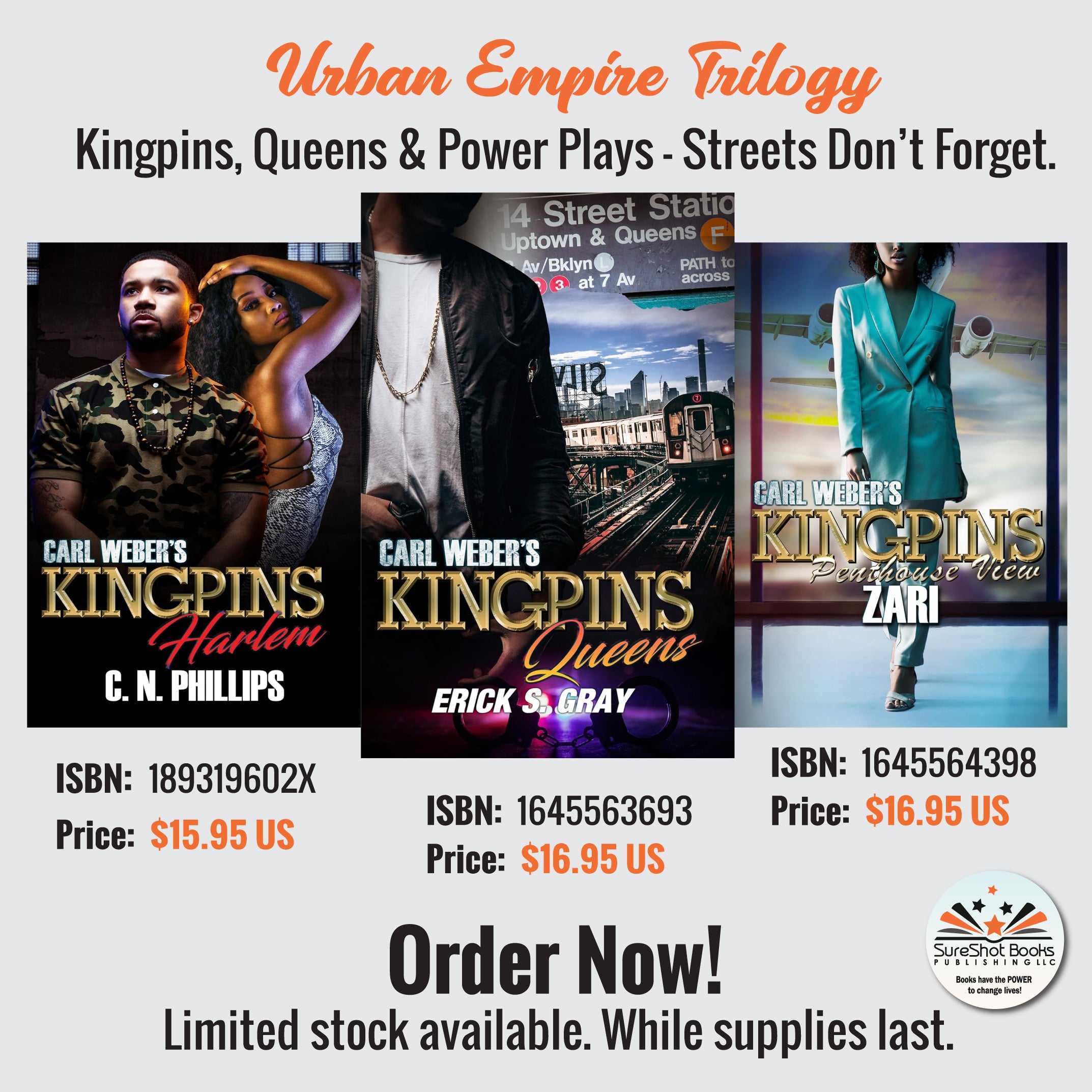 Urban Empire Trilogy - Kingpins, Queens & Power Plays - Streets Don't Forget