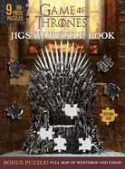 Game of Thrones jigsaw puzzle book by SureShot Books Publishing LLC, featuring illustrated puzzle scenes and detailed pages.
