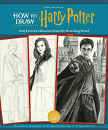 Illustration from "How to Draw: Harry Potter" book by SureShot Books Publishing LLC showing step-by-step drawing of Harry Potter character.