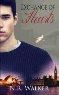 Exchange of Hearts book cover by SureShot Books Publishing LLC, featuring a romantic illustration with hearts and warm colors.