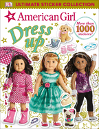 American Girl Dress-Up sticker collection by SureShot Books featuring colorful stickers and dress-up outfits for kids.