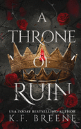 Animated gif of the book "A Throne of Ruin" by SureShot Books Publishing LLC, showcasing its dark fantasy cover art.