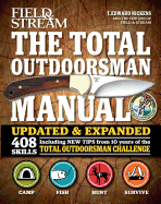 Open page from The Total Outdoorsman Manual book showing outdoorsman tips, illustrations, and detailed content from SureShot Books Publishing LLC.