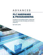 Illustration of advanced PLC hardware and programming concepts from SureShot Books, featuring Allen-Bradley and Siemens platforms.