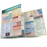 Laminated Chemistry reference guide by SureShot Books Publishing LLC showing quick-study charts and key concepts.