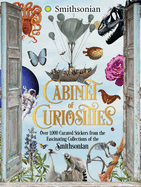 Open page from Smithsonian Sticker Book by SureShot Books showing colorful, curated stickers of fascinating collections and curiosities.