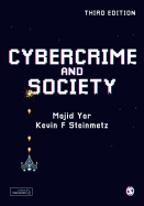 Cover image of "Cybercrime and Society" book by SureShot Books Publishing LLC, featuring a digital-themed design.