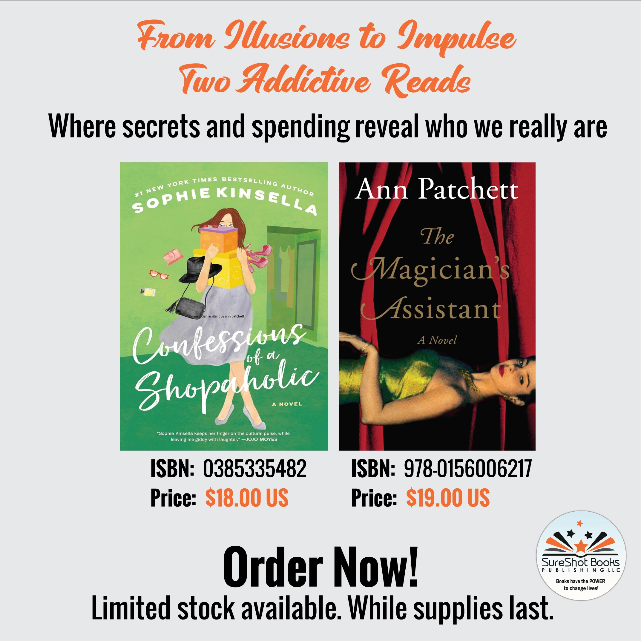From Illusions to Impulse: Two Addictive Reads – Confessions of a Shopaholic & The Magician's Assistant