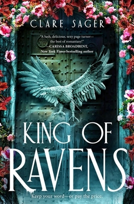 Paperback copy of King of Ravens novel by Forever, featuring dark fantasy cover art with ravens and a mysterious landscape.