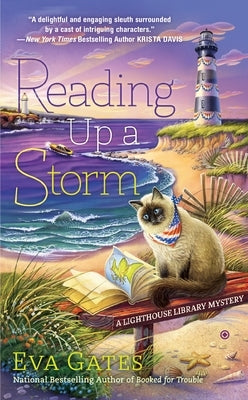 Mass market paperback of "Reading Up a Storm" by Berkley Books, showing the book cover with title and author text.