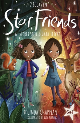 Two paperback books from the Star Friends series by Tiger Tales, featuring Secret Spell and Dark Tricks stories in one set.