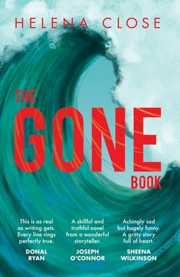 Paperback of The Gone Book by Little Island Books, showing the book cover with vibrant illustrations and title text.