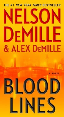 Blood Lines mass market paperbound book by Pocket Books with a dark, intense cover featuring blood imagery.