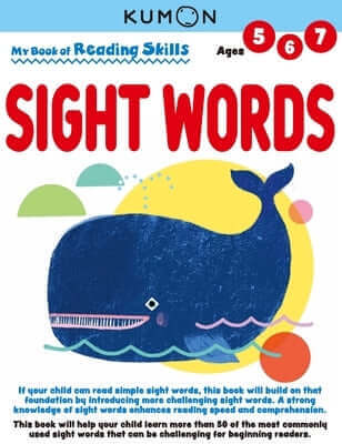 Kumon My Bk of Reading Skills: Sight Words Paperback Kumon Publishing North America