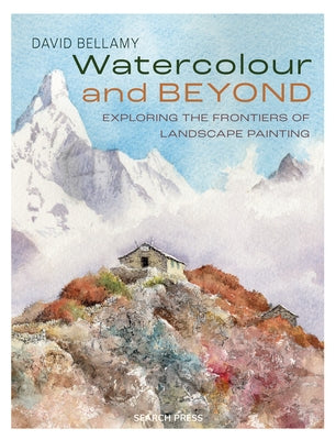 Paperback book titled "Watercolour and Beyond" by Search Press, with a cover featuring landscape watercolor paintings.