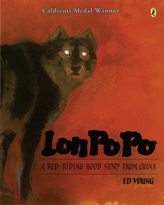 Paperback of "Lon Po Po: A Red-Riding Hood Story from China" by Puffin Books, showing the book cover with colorful illustrations