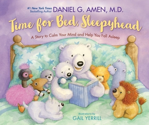 Paperback of "Time for Bed, Sleepyhead" by Zonderkidz, showing the book cover with calming illustrations for children’s bedtime.