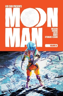 Paperback of Moon Man Volume 1 comic book by Image Comics featuring colorful cover art with superhero characters.