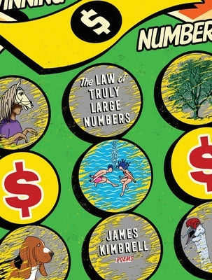 Paperback of The Law of Truly Large Numbers: Poems by University of Pittsburgh Press, featuring a cover with abstract artwork.