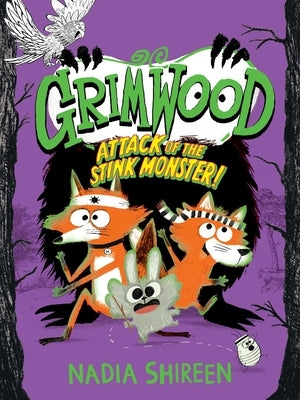 Paperback of Grimwood: Attack of the Stink Monster! Volume 3 by Andrews McMeel Publishing, featuring colorful cartoon cover art.