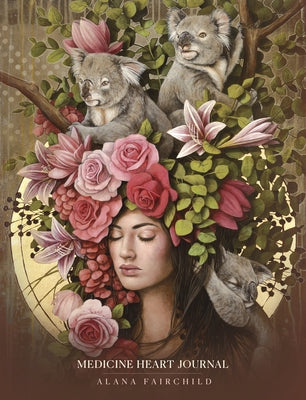 Paperback Medicine Heart Journal by Llewellyn Publications with a cover featuring a heart-themed design and inspiring imagery.