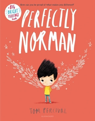 Paperback of "Perfectly Norman" by Bloomsbury Publishing, showing the book cover with colorful illustrations and title text.
