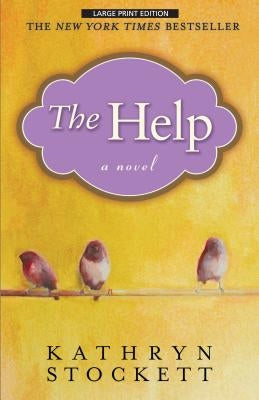 Large print paperback of "The Help" by Large Print Press, showing the book cover with title and author details.