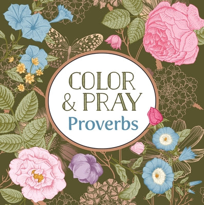 Color & Pray Proverbs keepsake coloring book by New Seasons, paperback with intricate designs for mindfulness and relaxation.