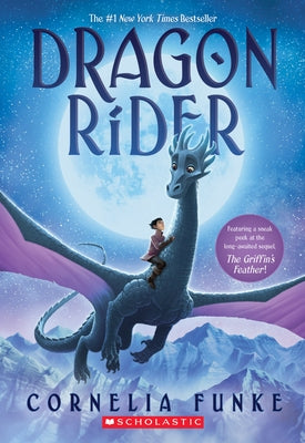 Paperback of Dragon Rider by Chicken House featuring colorful dragon and adventurous scene on the cover.
