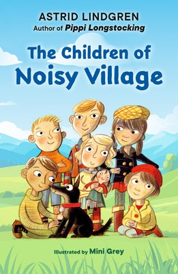 Paperback copy of "The Children of Noisy Village" by Penguin Young Readers Group featuring colorful cover art.