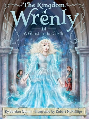 Paperback copy of "A Ghost in the Castle" children's book by Little Simon, featuring spooky castle illustration on the cover.
