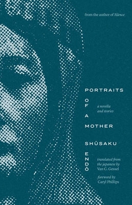 Paperback copy of "Portraits of a Mother" novella and stories by Yale University Press, showing the book cover with title and author.