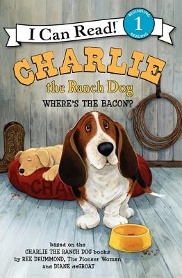 Paperback of Charlie the Ranch Dog: Where's the Bacon? by HarperCollins featuring Charlie the ranch dog on the cover.