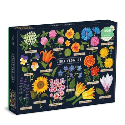 Edible Flowers 1000 Piece Puzzle Other Galison