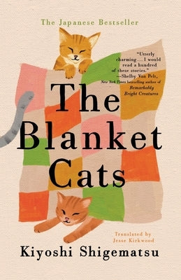Large print paperback of The Blanket Cats by Thorndike Press, featuring a cozy cover with a cat illustration.