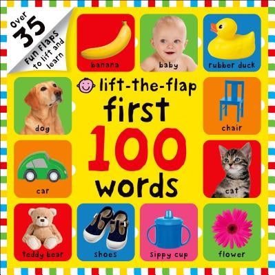 First 100 Words Lift-The-Flap: Over 35 Fun Flaps to Lift and Learn Board Book Priddy Books Us