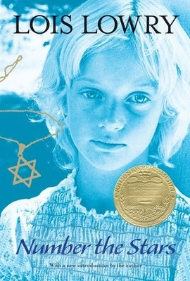 Paperback of "Number the Stars," a Newbery Award-winning novel by Clarion Books, featuring a cover illustration of the book.
