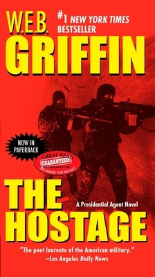 Mass market paperback of "The Hostage" by G.P. Putnam's Sons, showing the book cover with title and author text.