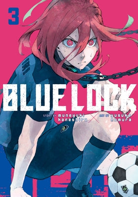Blue Lock 3 paperback manga by Kodansha Comics featuring dynamic cover art with characters in intense action poses.