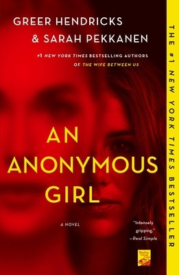 Paperback of "An Anonymous Girl" novel by St. Martin's Griffin, featuring a cover with mysterious design and bold title text.