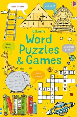 Word Puzzles and Games Paperback Usborne Books