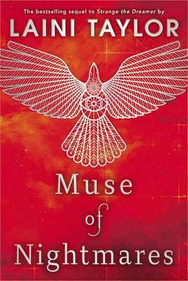 Paperback copy of Muse of Nightmares by Little, Brown Books for Young Readers, featuring a dark, atmospheric cover art.