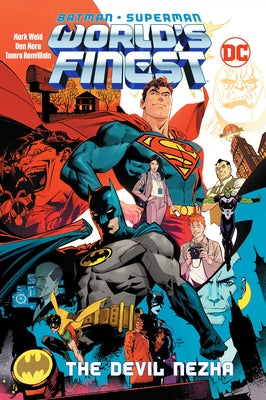 Paperback of Batman and Superman: World's Finest Vol. 1: The Devil Nezha by DC Comics featuring vibrant comic book cover art.