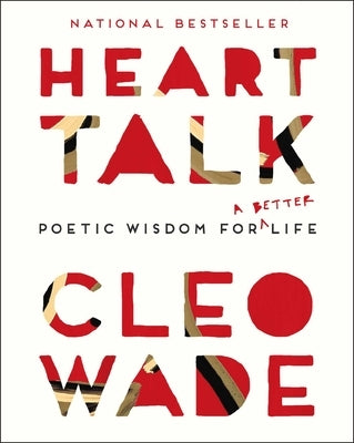 Paperback copy of Heart Talk: Poetic Wisdom for a Better Life by Atria Books, featuring a colorful cover with inspiring design.