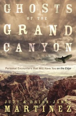 Paperback book titled "Ghosts of the Grand Canyon" by Llewellyn Publications, featuring a cover with ghostly images and canyon scenery.